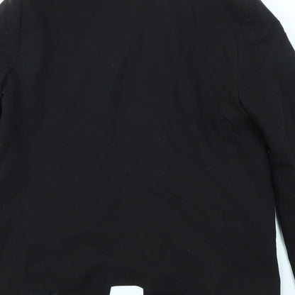 Topshop Womens Black   Jacket Blazer Size 10