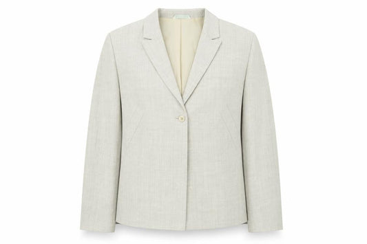 Womens UK Size 14 M&S Regular Beige Blazer