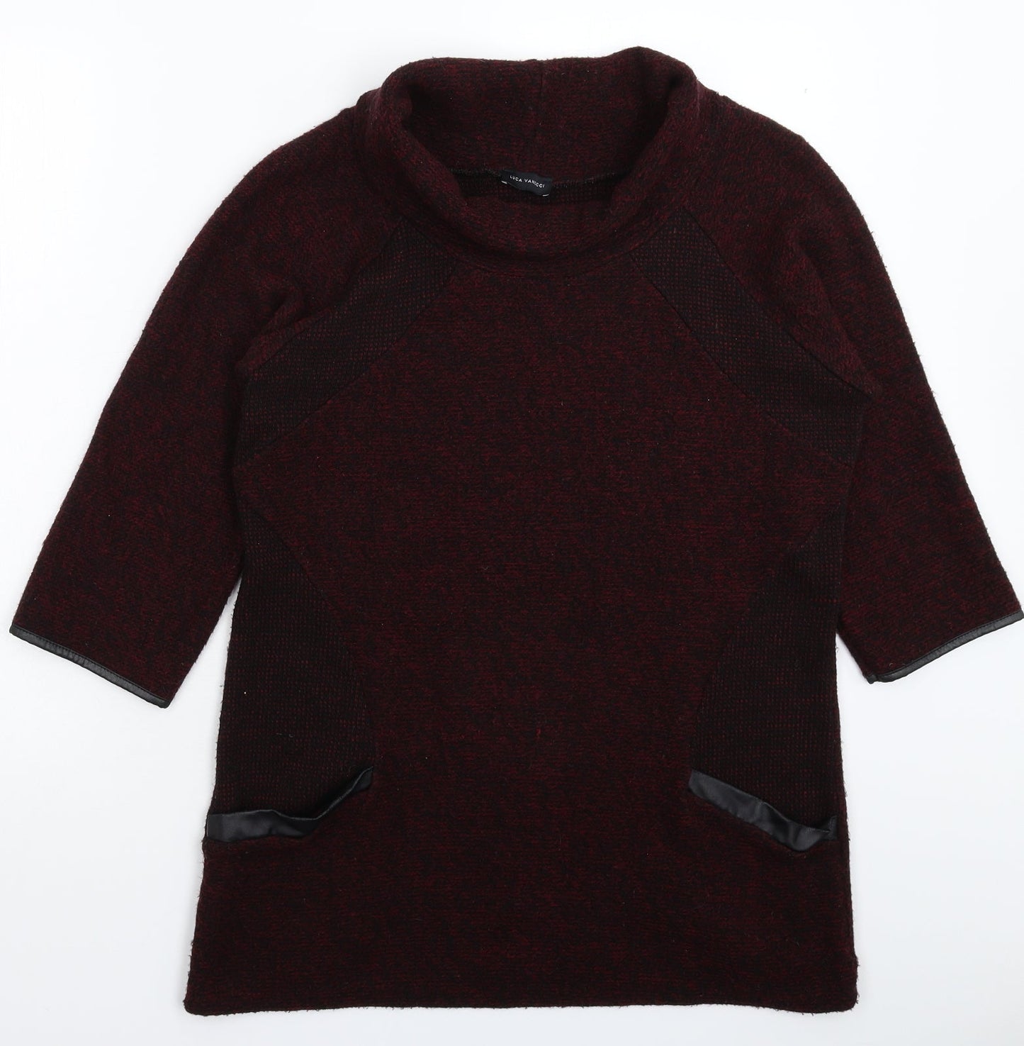 Luca Vanucci Womens Brown  Knit Jumper Dress  Size M