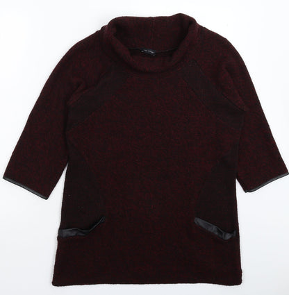 Luca Vanucci Womens Brown  Knit Jumper Dress  Size M