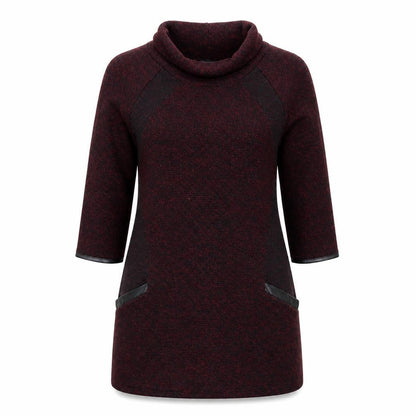 Luca Vanucci Womens Brown  Knit Jumper Dress  Size M