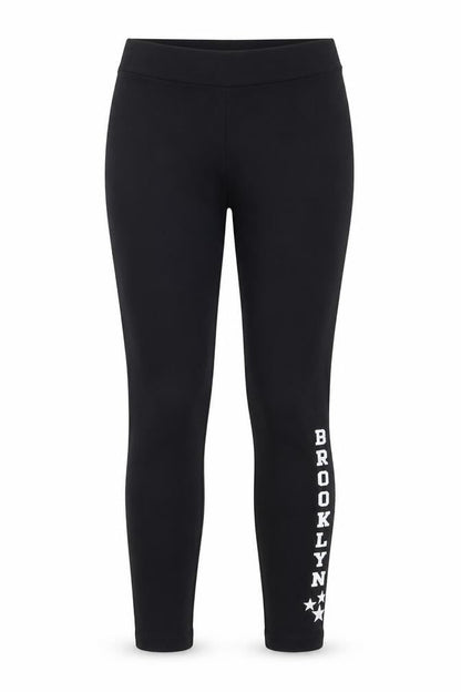 Rainbow Womens Black   Capri Leggings Size M L26 in