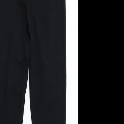 Rainbow Womens Black   Capri Leggings Size M L26 in