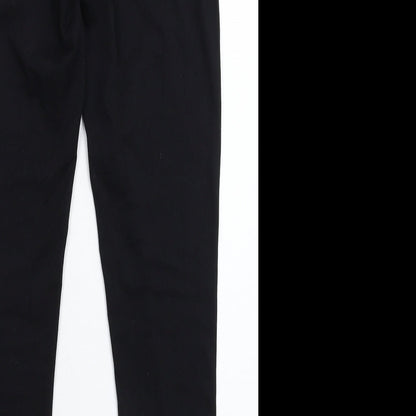 Rainbow Womens Black   Capri Leggings Size M L26 in