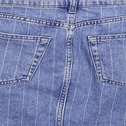 Womens UK Size 8 Denim & Co. Mini Denim Skirt