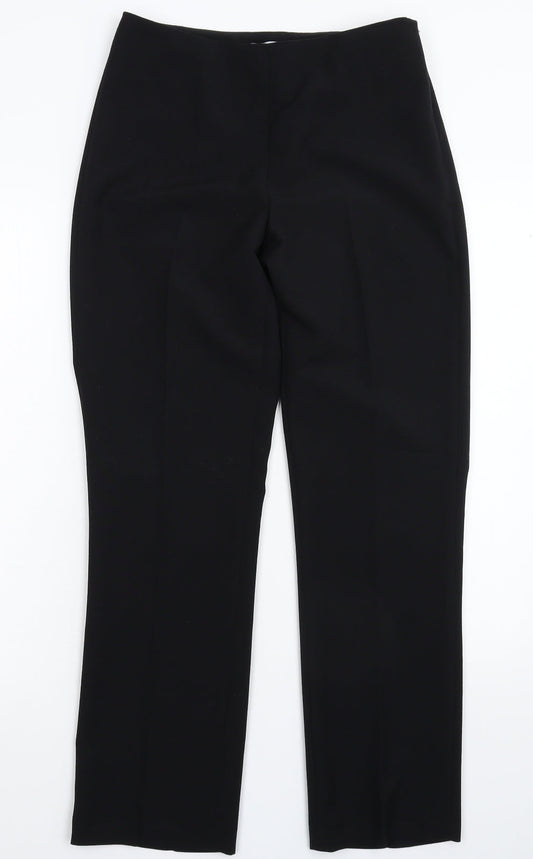 Womens UK Size 8 Debenhams Slim Fit Dress Pants Black Trousers
