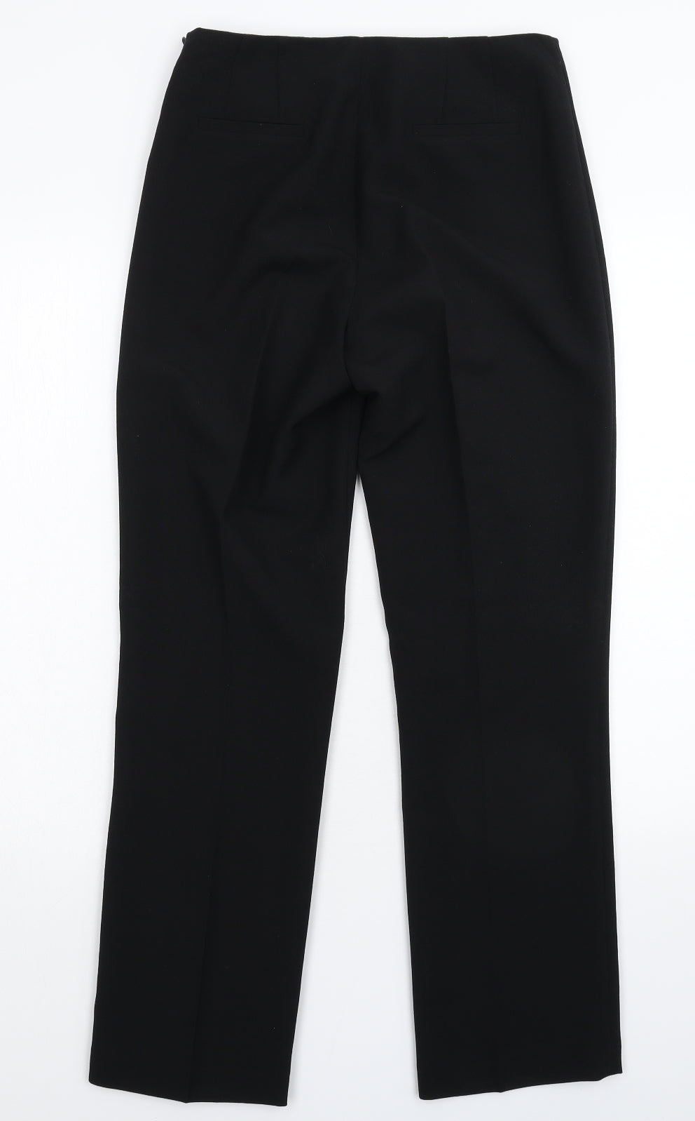 Womens UK Size 8 Debenhams Slim Fit Dress Pants Black Trousers
