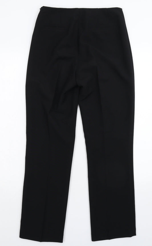 Womens UK Size 8 Debenhams Slim Fit Dress Pants Black Trousers