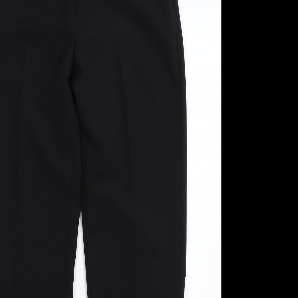 Womens UK Size 8 Debenhams Slim Fit Dress Pants Black Trousers