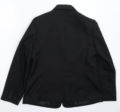 Special Collection  Womens Black   Jacket Suit Jacket Size 14