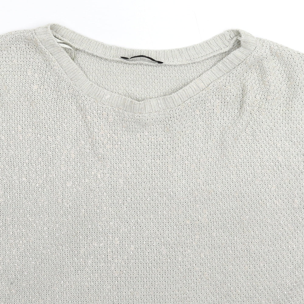 George Womens Grey  Knit Pullover Jumper Size 12