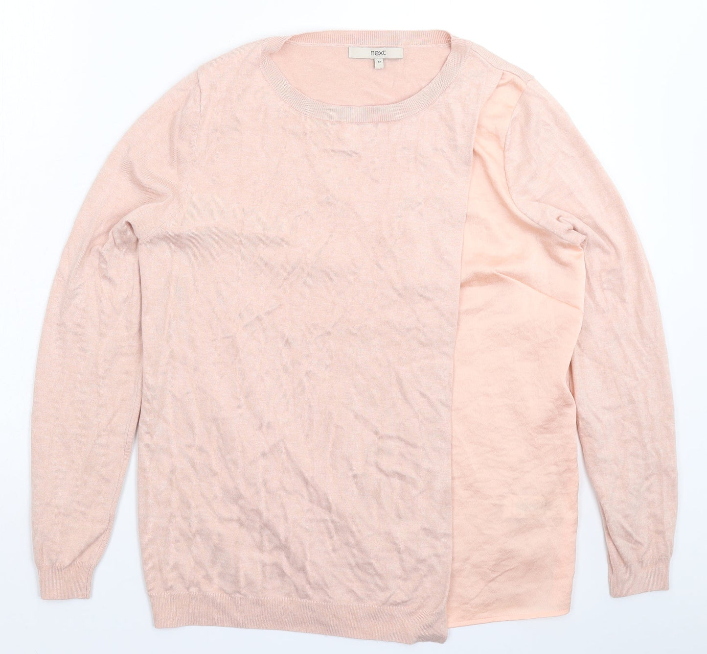 Womens UK Size 12 NEXT Pink Pullover Jumper