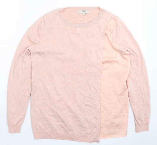 Womens UK Size 12 NEXT Pink Pullover Jumper