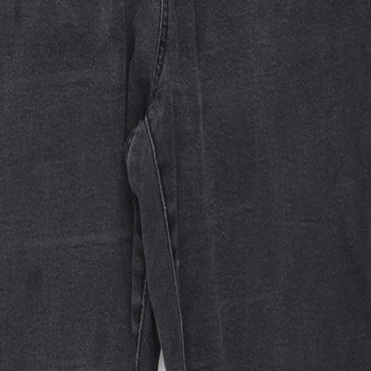 Denim & Co. Womens Grey  Denim Skinny Jeans Size 12 L28 in