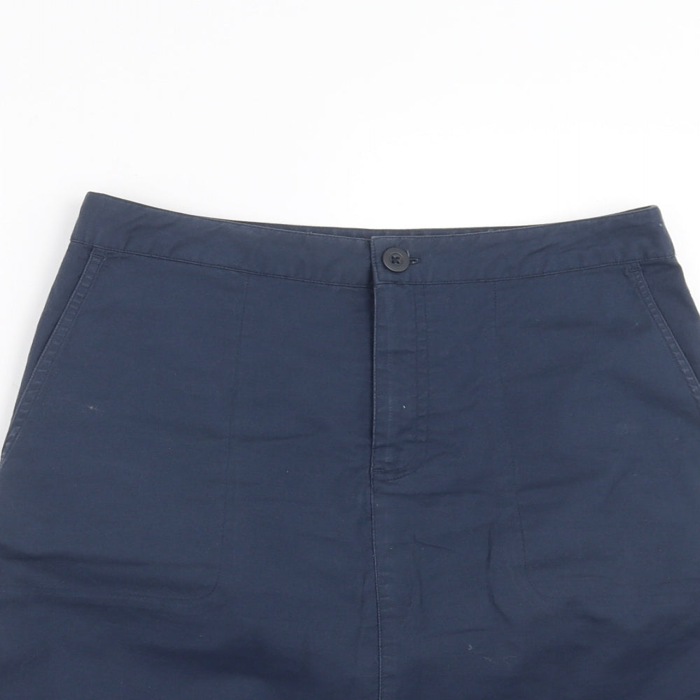 Gap Womens Blue   A-Line Skirt Size L