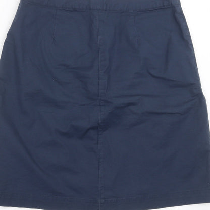 Gap Womens Blue   A-Line Skirt Size L
