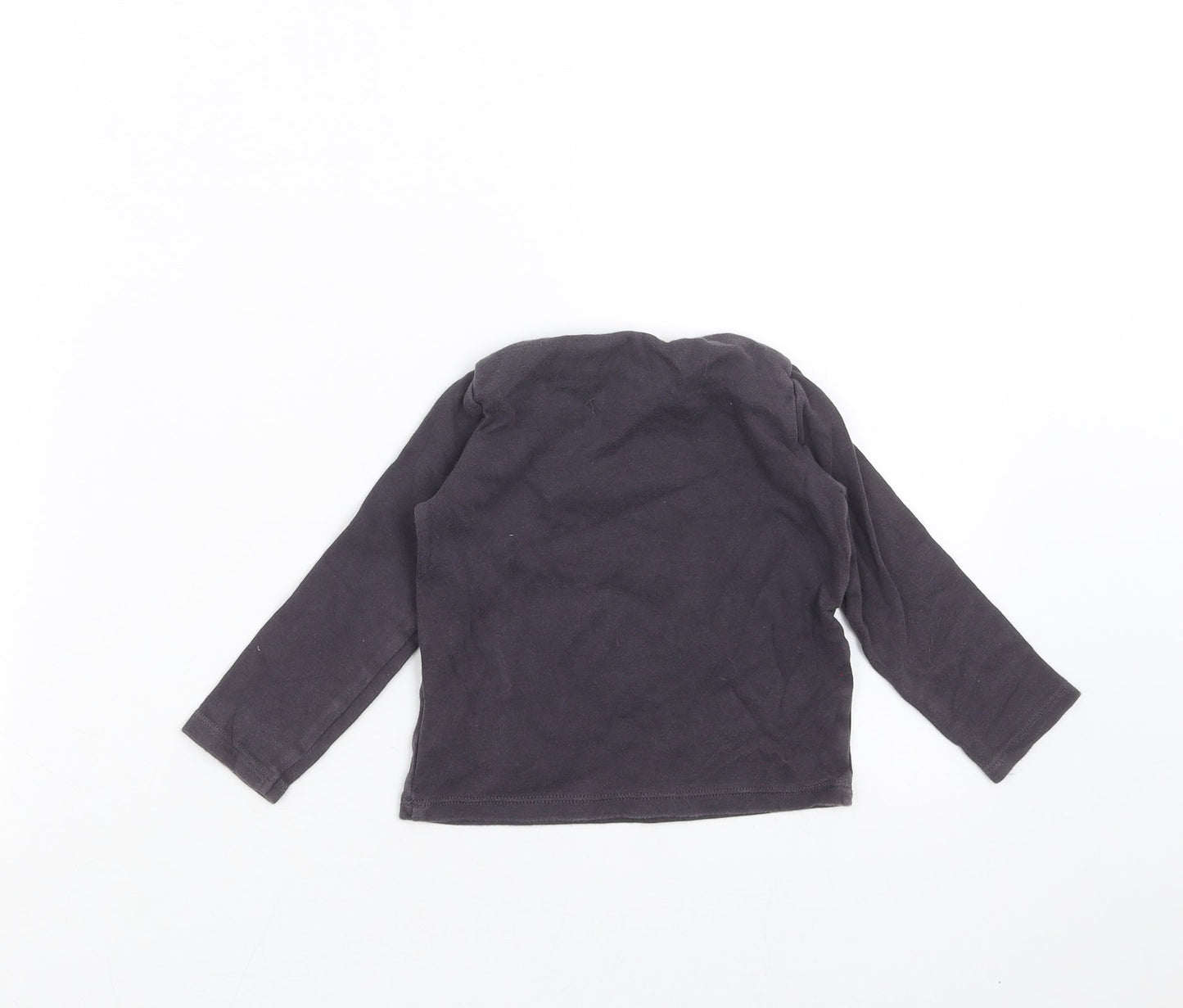 F&F Girls Grey   Basic T-Shirt Size 12-18 Months  - i love daddy