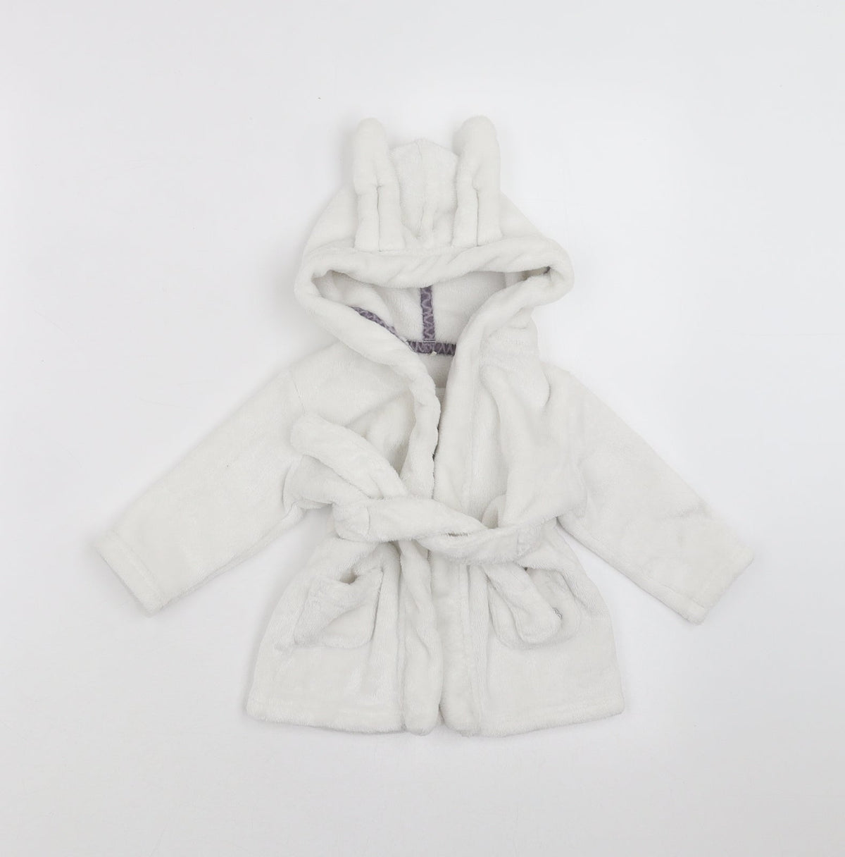 Billie Baby White Solid   Robe Size 3-6 Months