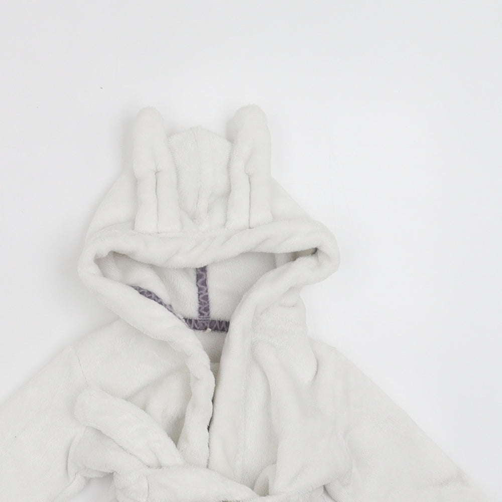 Billie Baby White Solid   Robe Size 3-6 Months