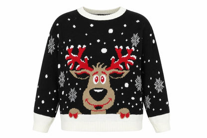 Sixth Avenue Womens Black  Knit Pullover Jumper Size S  - christmas
