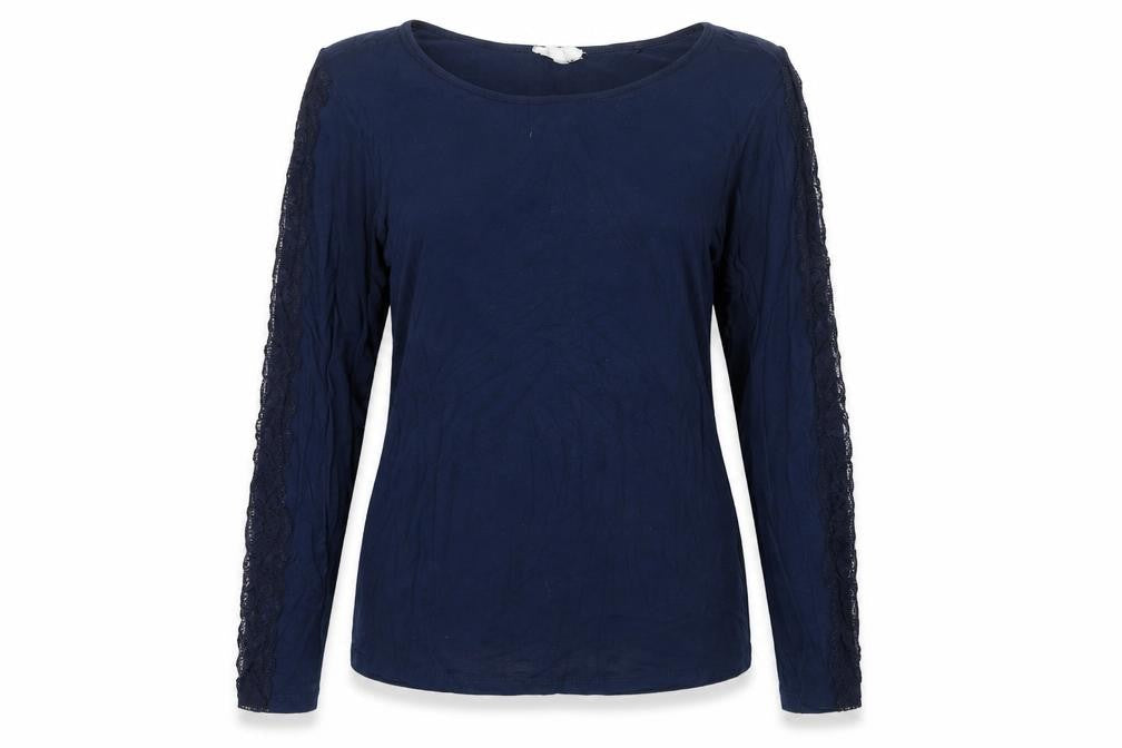 Womens UK Size L NEXT Blue Basic T-Shirt