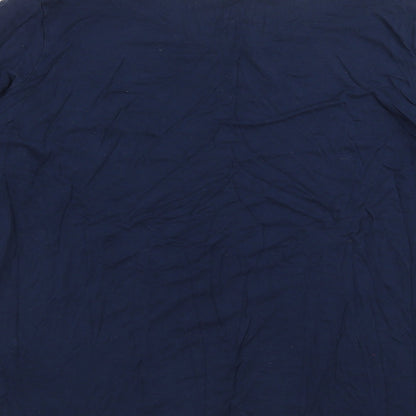 Womens UK Size L NEXT Blue Basic T-Shirt