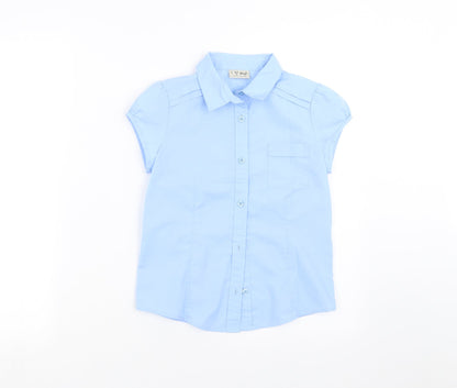 NEXT Girls Blue   Basic Button-Up Size 9 Years  - school