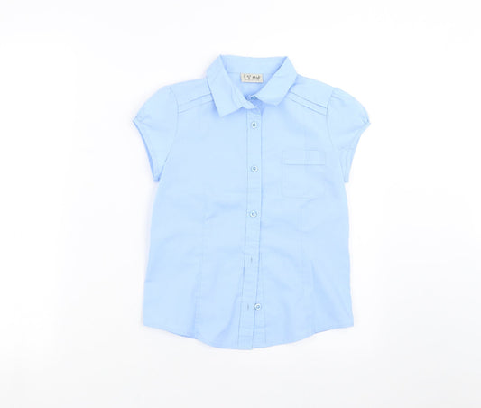 NEXT Girls Blue   Basic Button-Up Size 9 Years  - school