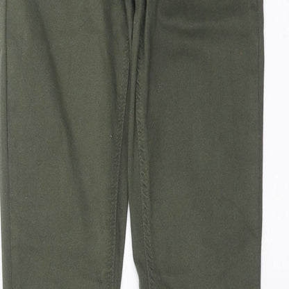 New Look Womens Green  Denim Jegging Jeans Size 8 L31 in