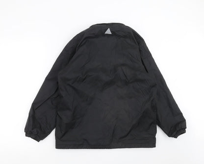 Blue Max Boys Black   Jacket  Size 11-12 Years