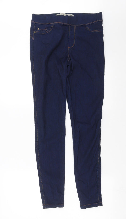 Primark Womens Blue  Denim Jegging Jeans Size 10 L30 in