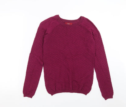 Womens UK Size 6 NEXT Purple Pullover Jumper