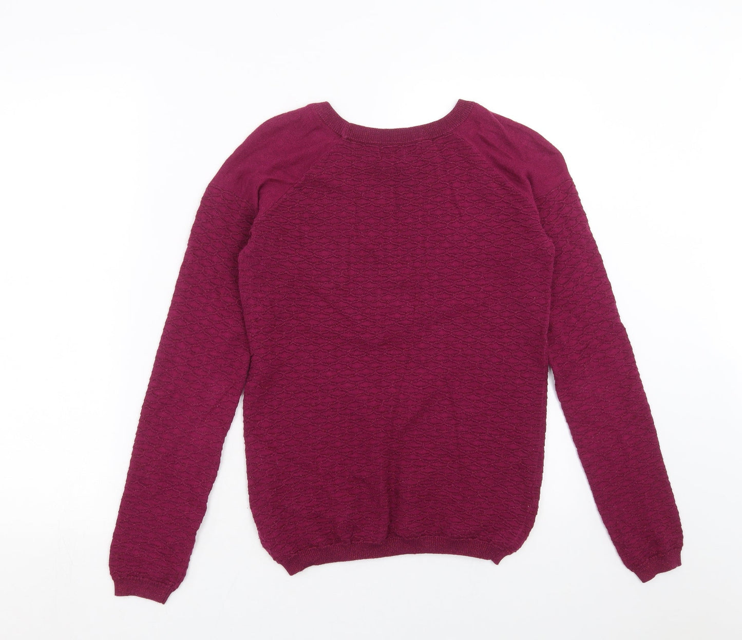 Womens UK Size 6 NEXT Purple Pullover Jumper