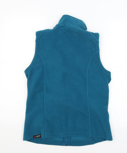 Womens UK Size S Lands End Blue Vest Jumper