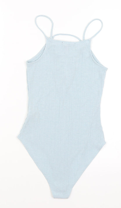 FOREVER 21 Womens Blue   Bodysuit One-Piece Size S