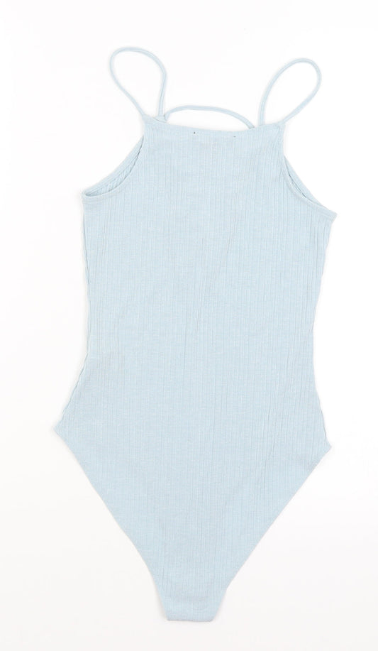 FOREVER 21 Womens Blue   Bodysuit One-Piece Size S