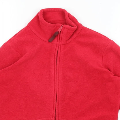 Womens UK Size 10 M&S Pink Full Zip Jumper