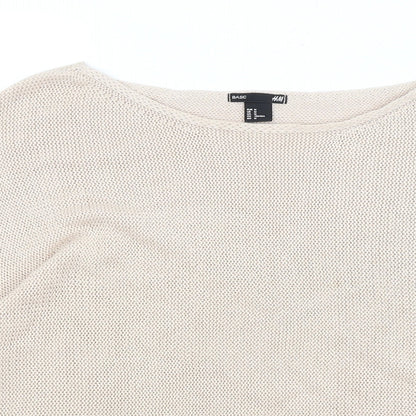 Womens UK Size M H&M Pink Pullover Jumper