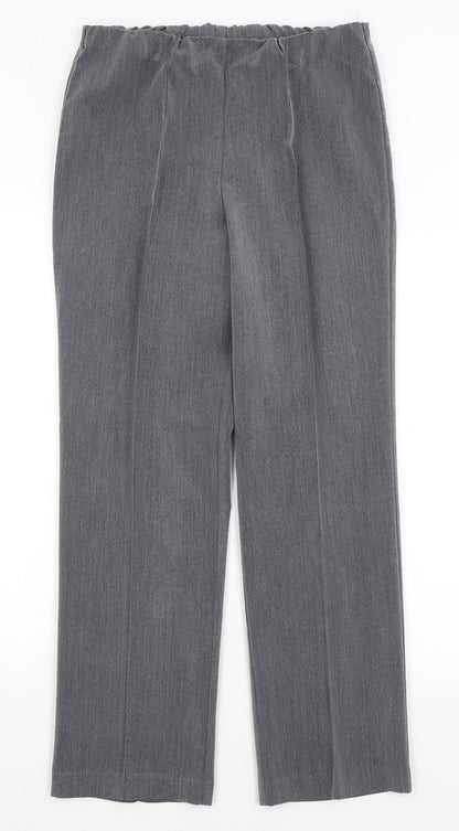 Womens UK Size 12 BM Regular Fit  Grey Trousers