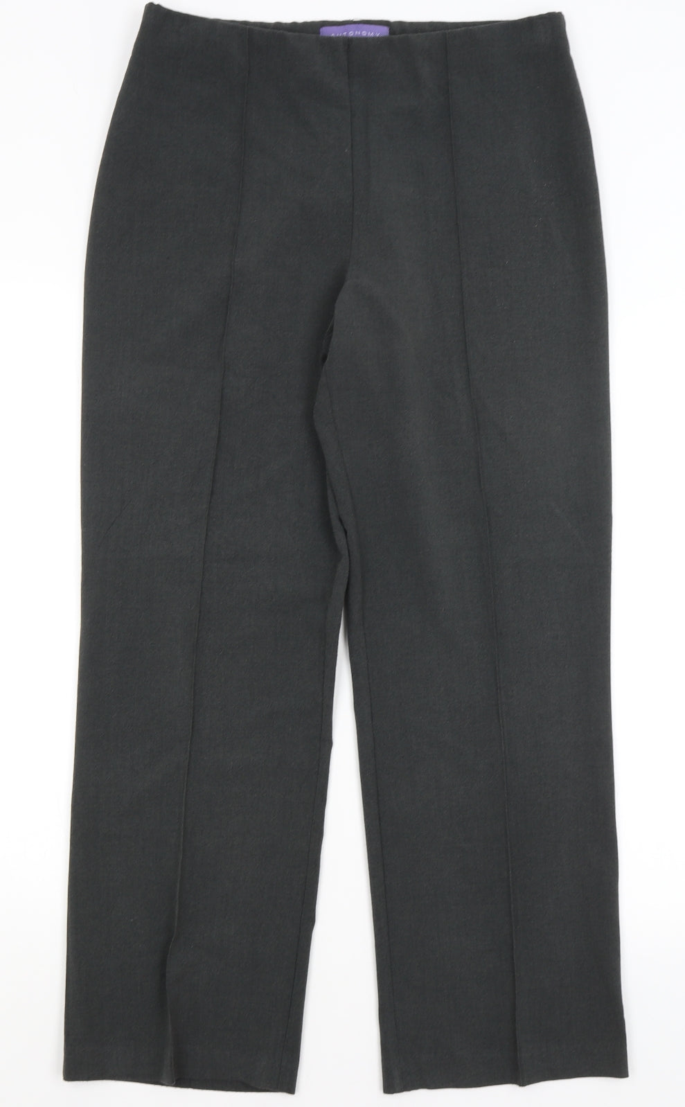 Autonomy Womens Grey   Trousers  Size 12 L27.5 in
