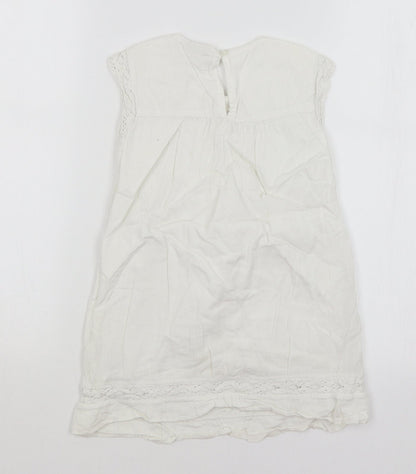 NEXT Girls White   A-Line  Size 4 Years