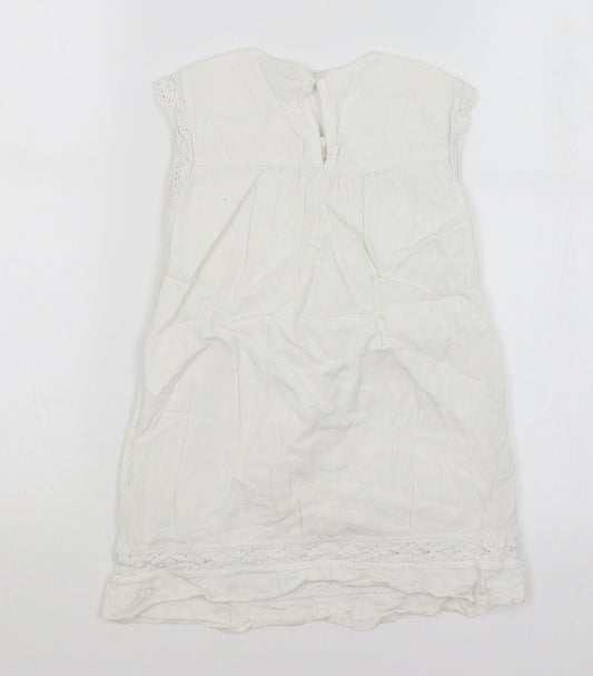 NEXT Girls White   A-Line  Size 4 Years