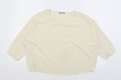 Womens UK Size 10 Betty & Co Ivory Pullover Jumper