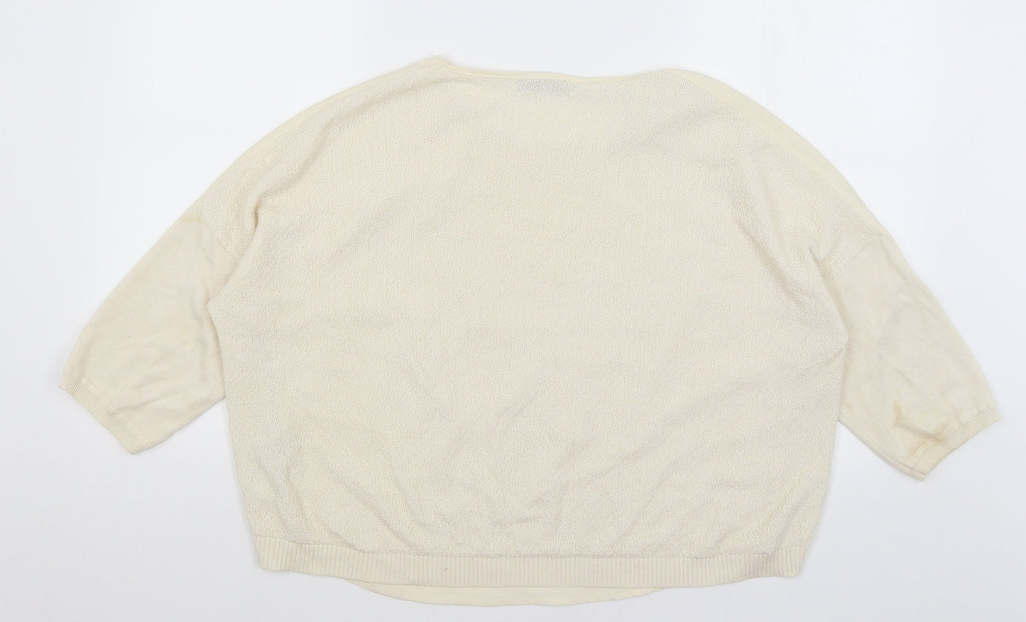 Womens UK Size 10 Betty & Co Ivory Pullover Jumper