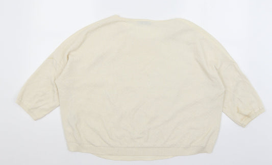 Betty & Co Womens Ivory   Pullover Jumper Size 10
