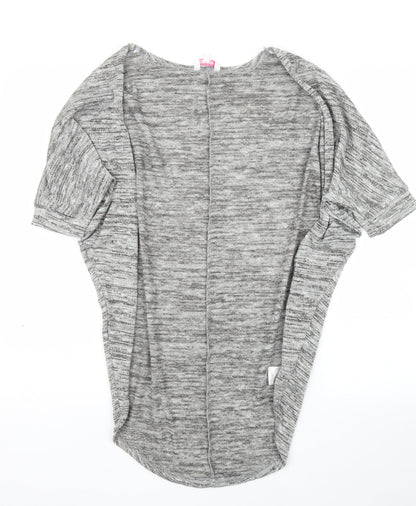 Miss Evie Girls Grey   Cardigan Jumper Size 9 Years