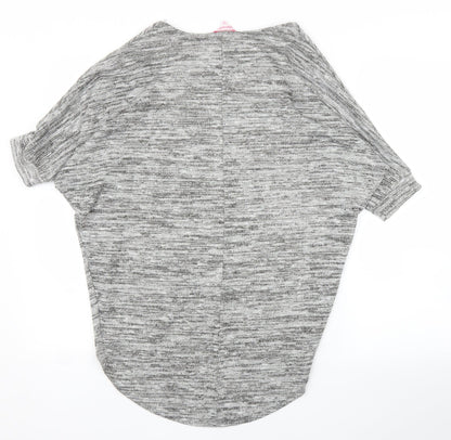 Miss Evie Girls Grey   Cardigan Jumper Size 9 Years