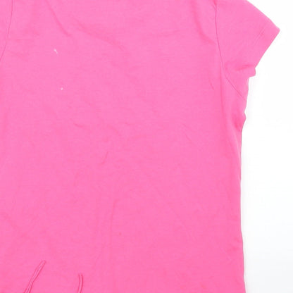 Pepperts Girls Pink   Basic T-Shirt Size 9 Years