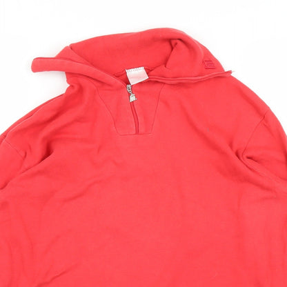 Womens UK Size 10 Preworn Red Pullover Jumper