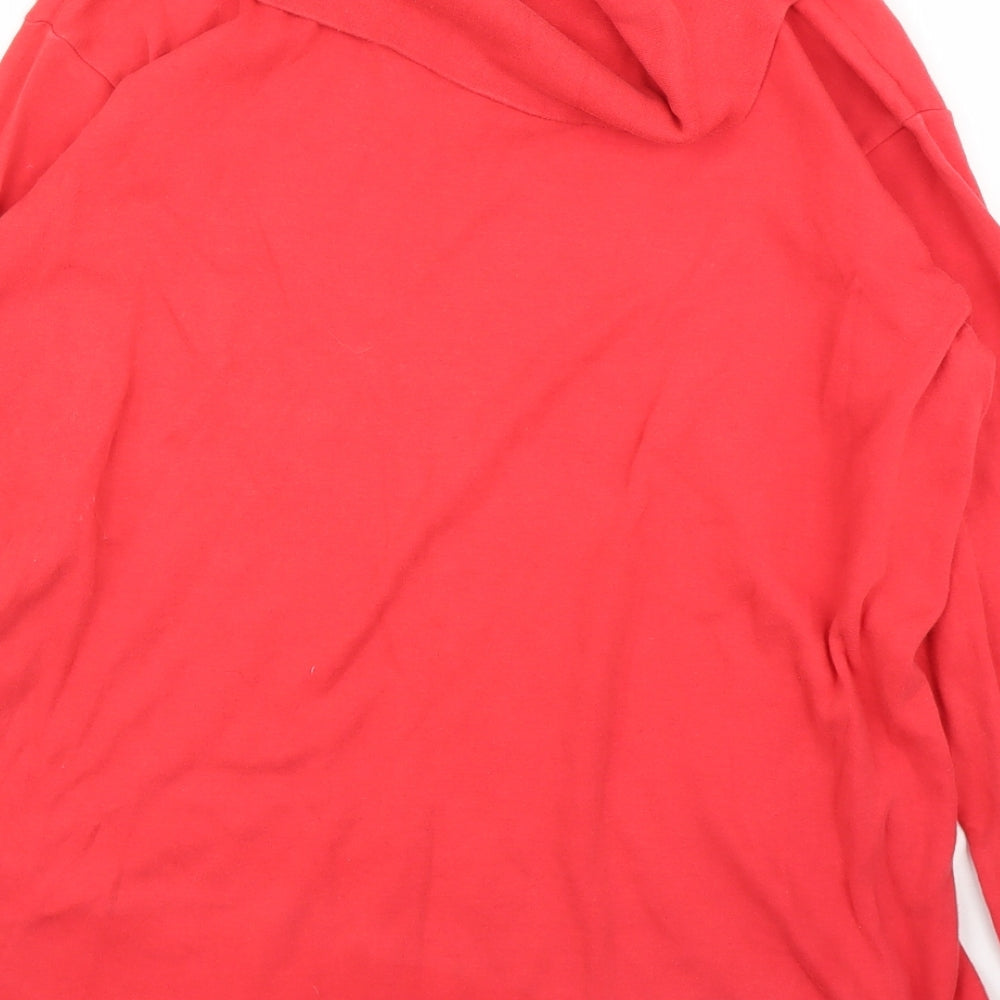Womens UK Size 10 Preworn Red Pullover Jumper